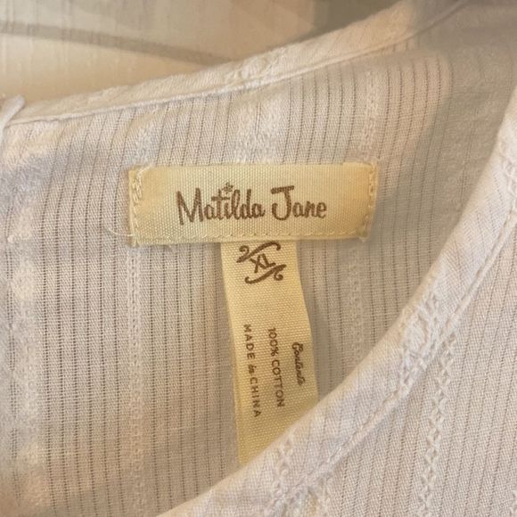 Matilda Jane White Ruffle Top - Picture 4 of 9